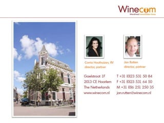 Winecom Group Presentation And Portfolio (Algemeen, Mei2011)