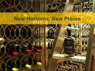 New Horizons for Cyprus Wines
      locally and abroad
Wine Interpretations
  New Horizons, New Places
 