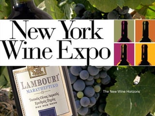 Cyprus Wines broadening it’s
         horizons




                   The New Wine Horizons
 