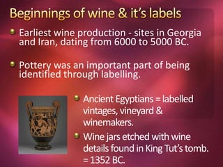 Labelling changing through the ages