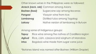 Wine monopoly in felipinas | PPTX