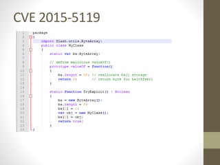 CVE 2015-5119
 