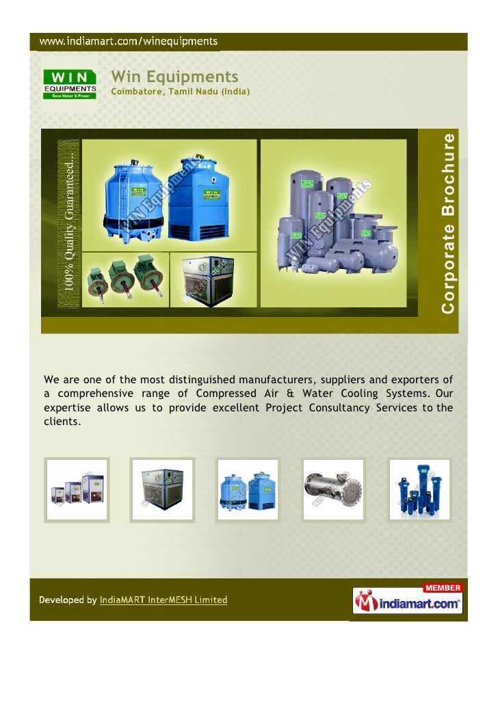 Win Equipments, Coimbatore, Compressed Air and Cooling Systems