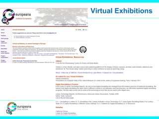 Virtual Exhibitions
 