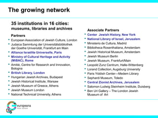 The role of digital/online resources in the Jewish Diaspora communities