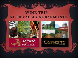 Wine Trip at PB Valley &GranMonte 
