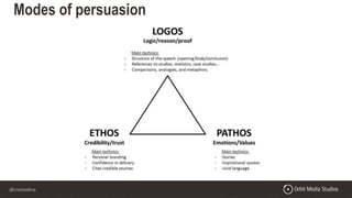 @crestodina
Modes of persuasion
 