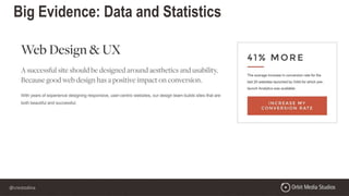 @crestodina
Big Evidence: Data and Statistics
 