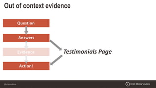 @crestodina
Out of context evidence
Testimonials Page
 