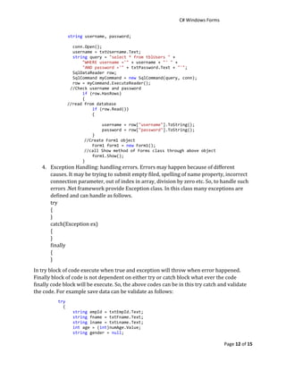 Winforms | PDF