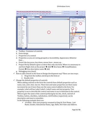 Winforms | PDF