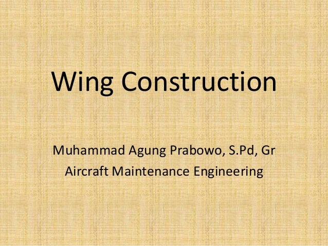 Introduction for Wing Construction