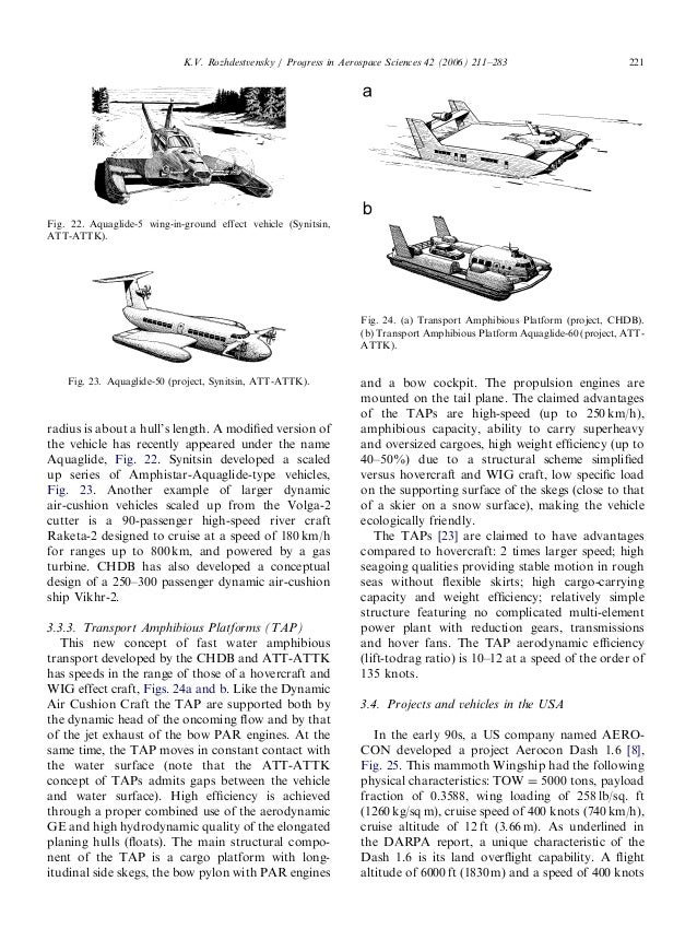 Wing in ground effect vehicles