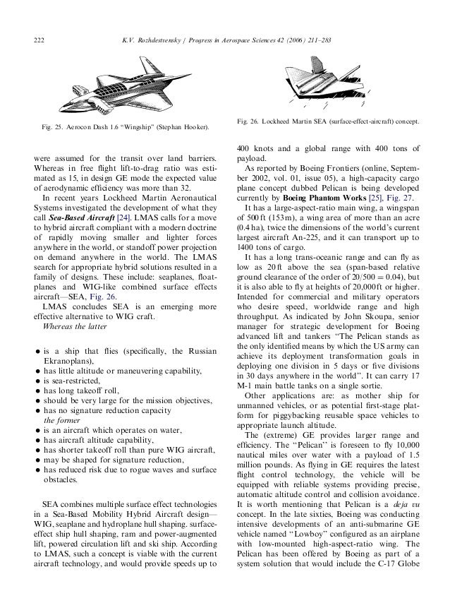 Wing in ground effect vehicles