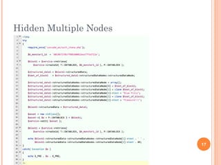 Hidden Multiple Nodes 
17 
 