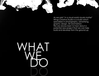 A wes i "nav u l r v u lmatr
       s   ad I    i a wol i as t "
                   s     d s       e
      Wig Crai Su i ias dowhc
        n s e t e tdo s t i
               v          u     ih
      s e ile i p oo rp y a v rs g
      p cai sn h tga h , d eti ,
           z                   in
      ga hcd s n 3 a dfsin
       rp i e i , D n a ho .
               g
      Weaeawa s e nt h a a o t
          r l y ke o e r b u a
      p tnil e poe th t c nh l
       oe t n w rjc ta we a ep
           a
      b i a dd v lpf m tego n u .
       ul n e eo r
         d           o h ru d p




WH T
  A
 WE
 D
 OO
  D
 