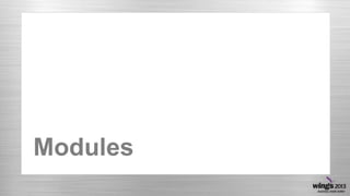 Modules

 