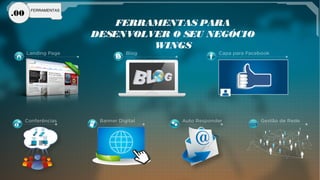 .00 FERRAMENTAS
FERRAMENTAS PARA
DESENVOLVER O SEU NEGÓCIO
WINGS
 