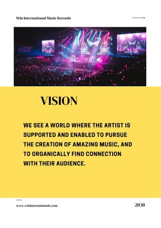 Win International Music 2030 Strategy.pdf | World/International Music