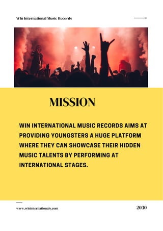 Win International Music 2030 Strategy.pdf | World/International Music