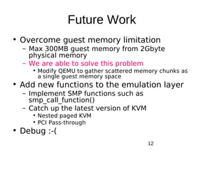 WinKVM: Windows Kernel- based Virtual Machine | PDF