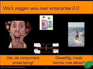 Enterprise 2.0, socialising the enterprise