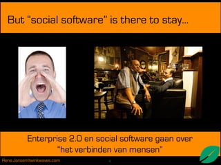 Enterprise 2.0, socialising the enterprise