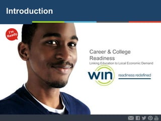 Introduction

Career & College
Readiness
Linking Education to Local Economic Demand

 