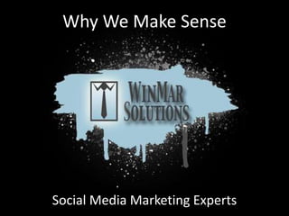 Why We Make Sense Social Media Marketing Experts 