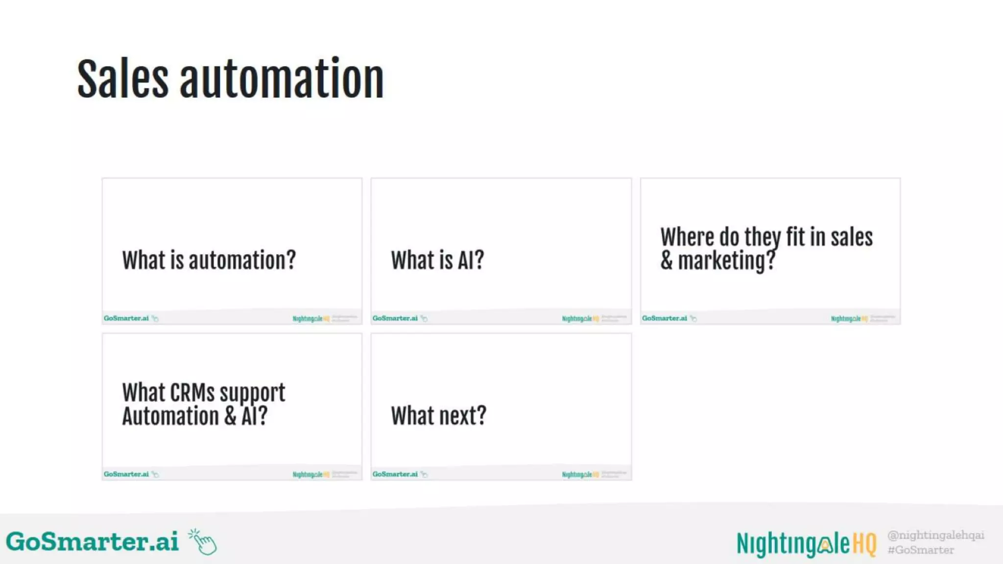 Win more, win faster with sales automation