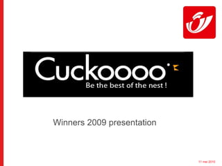 Winners 2009 presentation 