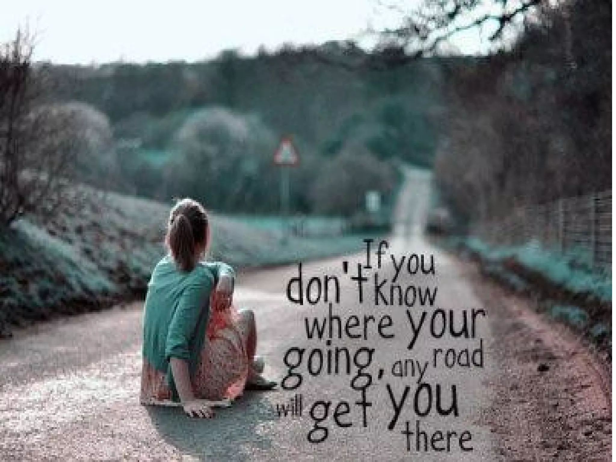 A purposeless life ……..?
 