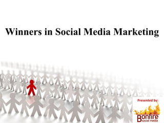 Winners in Social Media Marketing Presented by:  