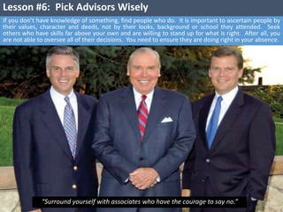 Winners Never Cheat - 11 Timeless Business Values from Jon Huntsman | PPTX