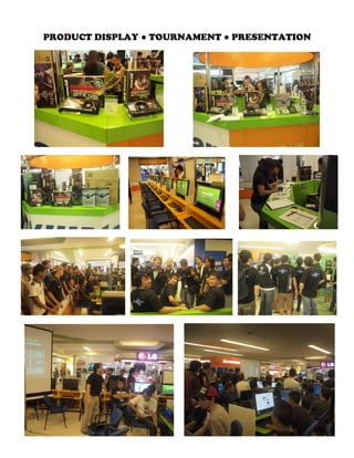 PRODUCT DISPLAY  TOURNAMENT  PRESENTATION
 