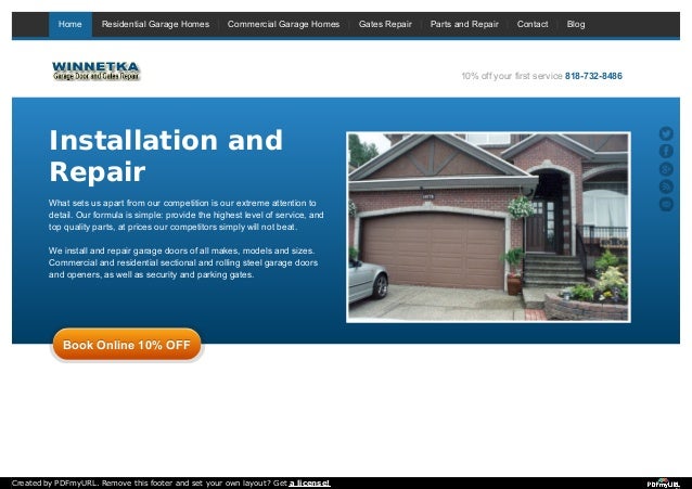 Winnetka Garage Door And Gates Repair Services