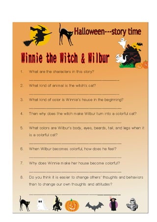 Winnie witch questions