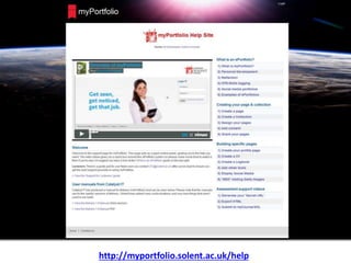 http://myportfolio.solent.ac.uk/help