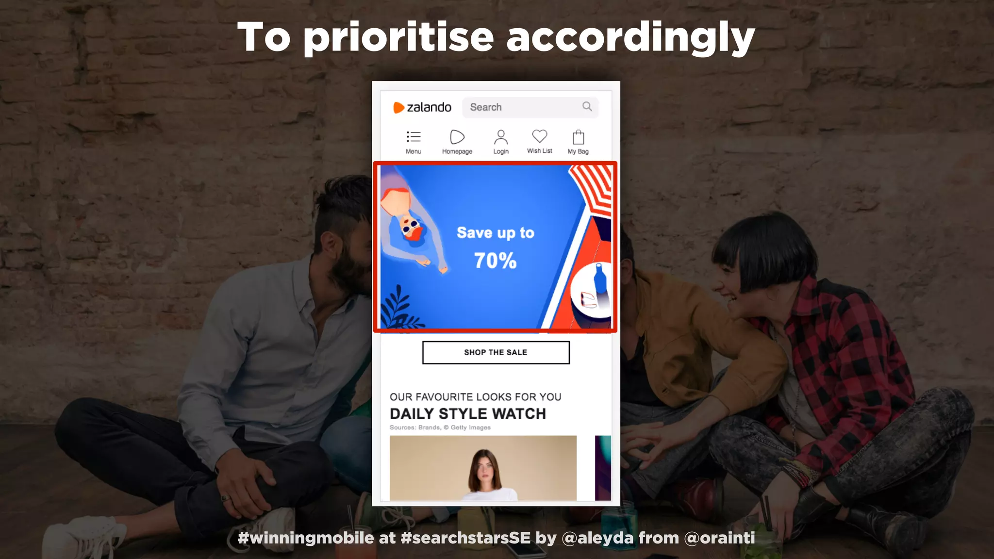 #winningmobile at #searchstarsSE by @aleyda from @orainti
To prioritise accordingly
 