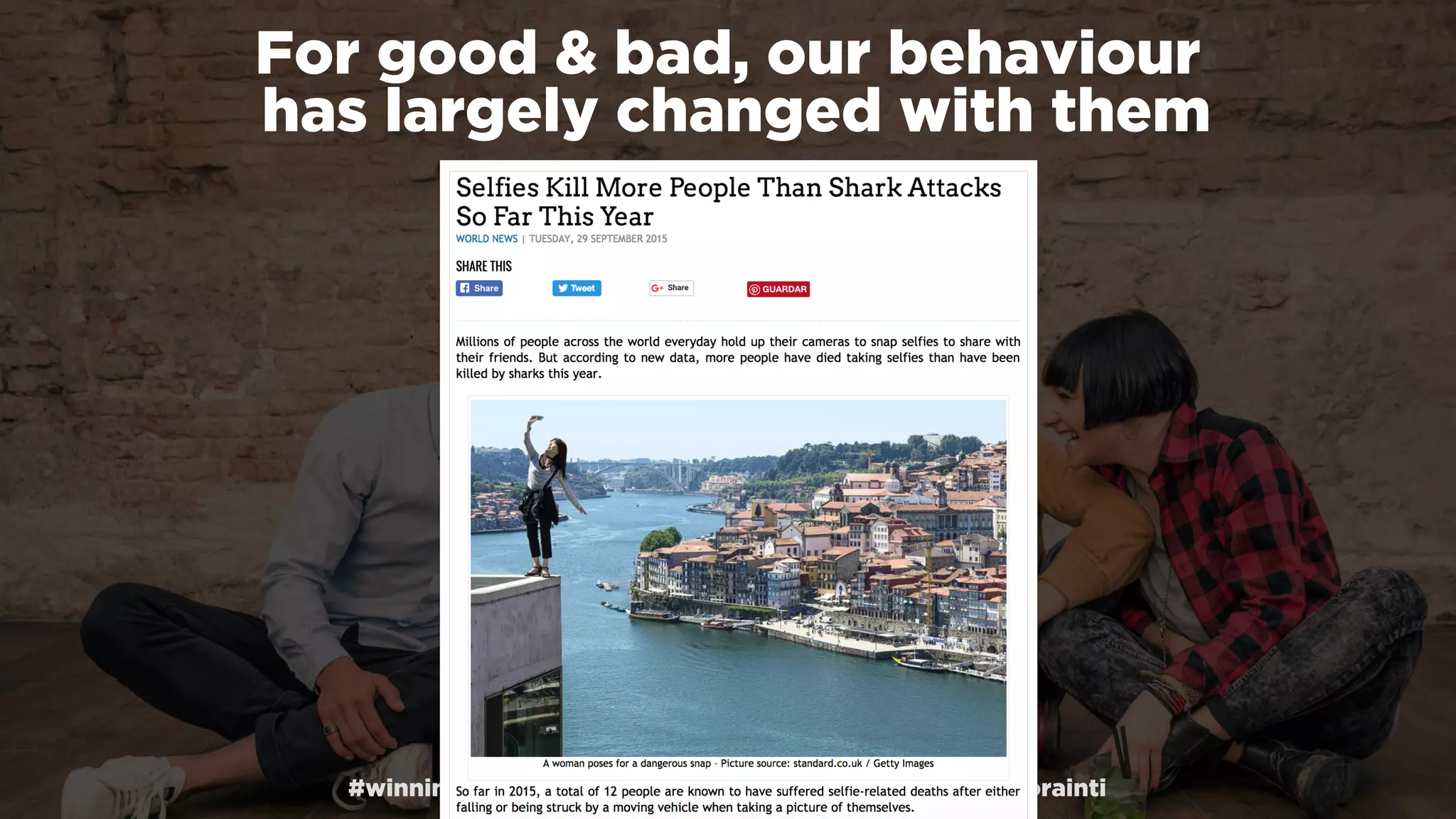 #winningmobile at #searchstarsSE by @aleyda from @orainti
For good & bad, our behaviour 
has largely changed with them
 