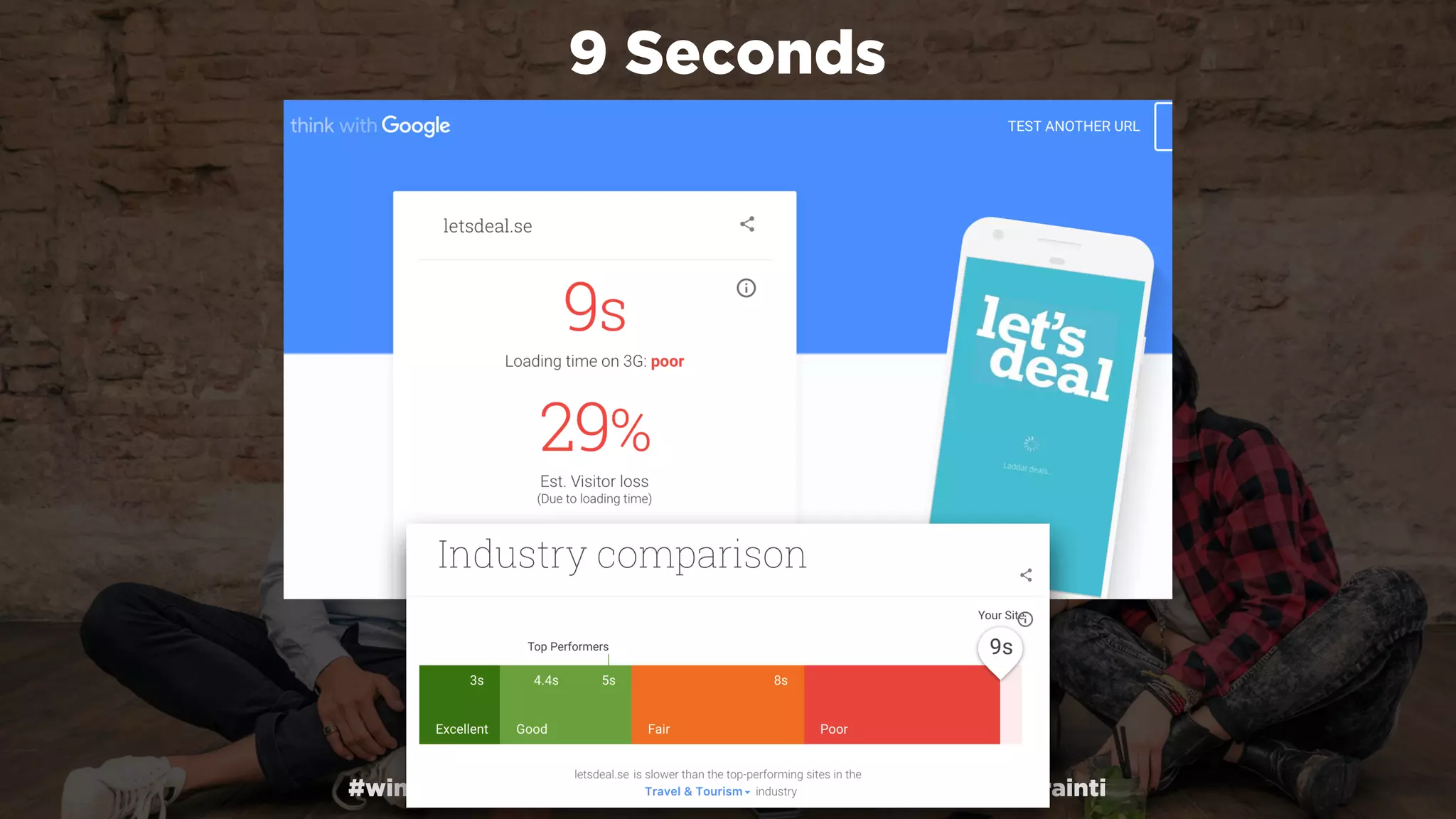 #winningmobile at #searchstarsSE by @aleyda from @orainti
9 Seconds
 