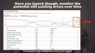 #winningmobile at #learninbound by @aleyda from @orainti
Once you launch though, monitor the  
potential still existing errors over time
SIGH
 