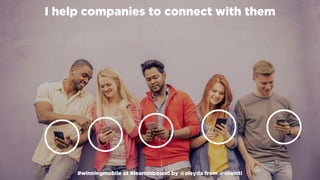 #winningmobile at #learninbound by @aleyda from @orainti
I help companies to connect with them
#winningmobile at #learninbound by @aleyda from @orainti
 