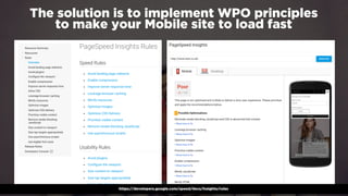 #winningmobile at #learninbound by @aleyda from @orainti
The solution is to implement WPO principles  
to make your Mobile site to load fast
https://developers.google.com/speed/docs/insights/rules
 