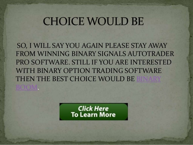 Quantum binary signals auto trader