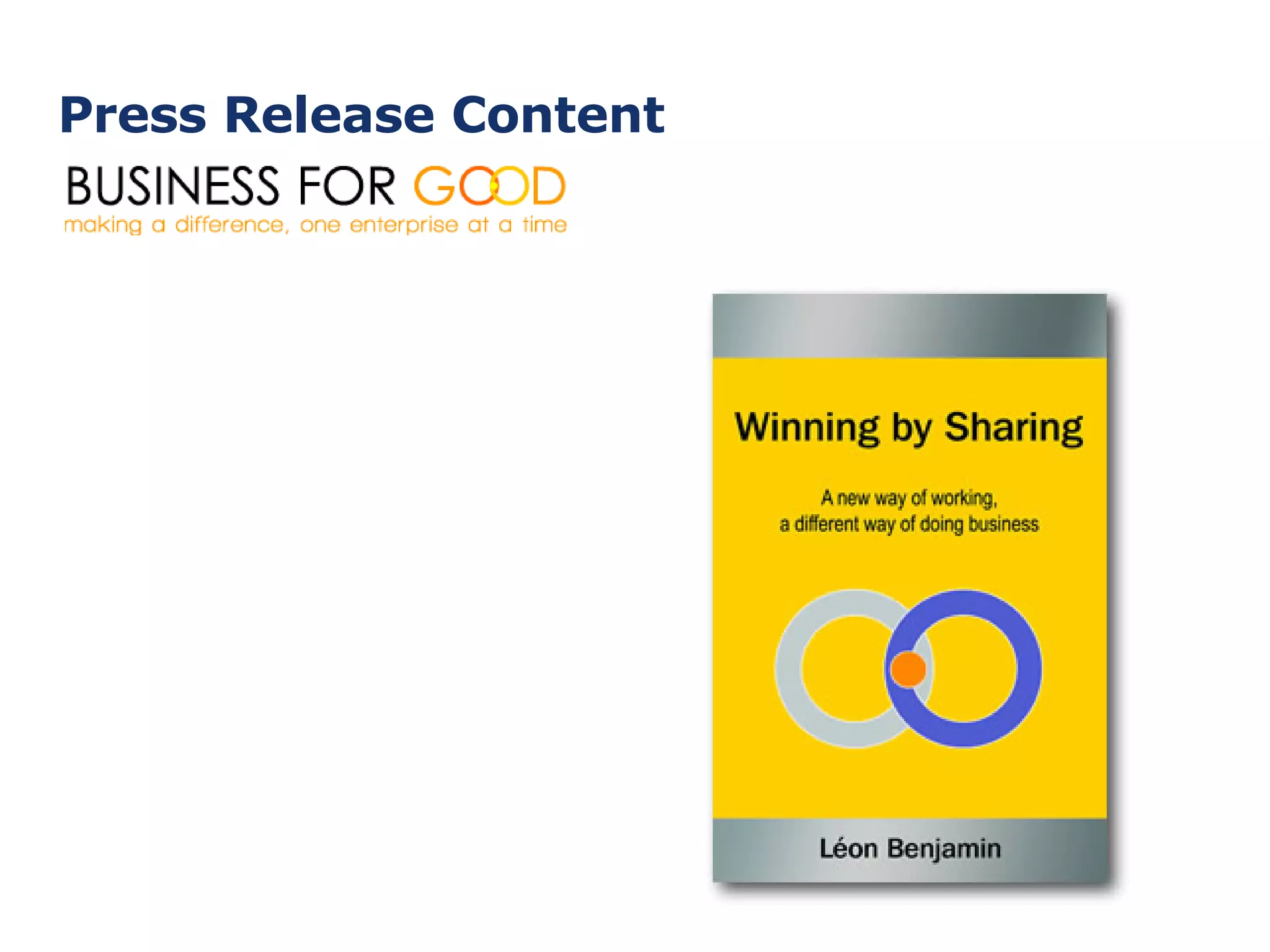 Press Release Content 