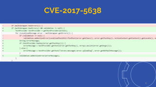 6
CVE-2017-5638
 