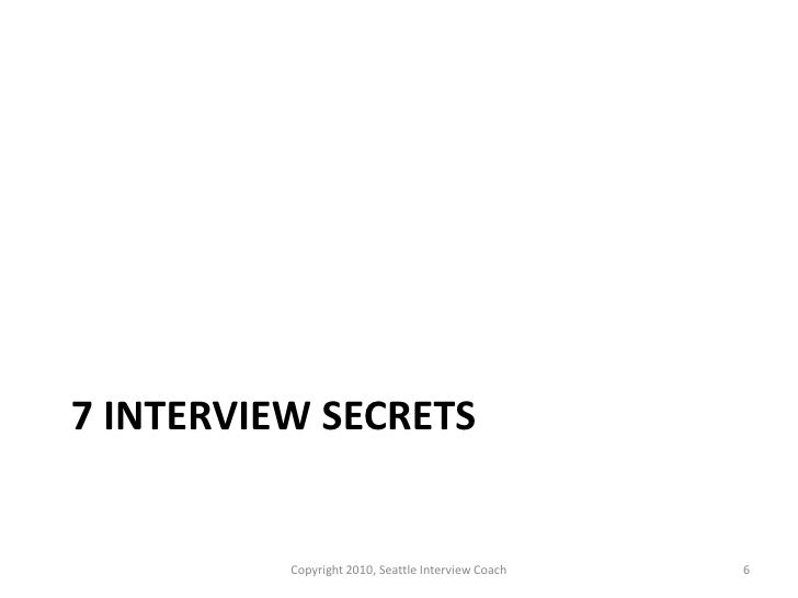 acing the job interview