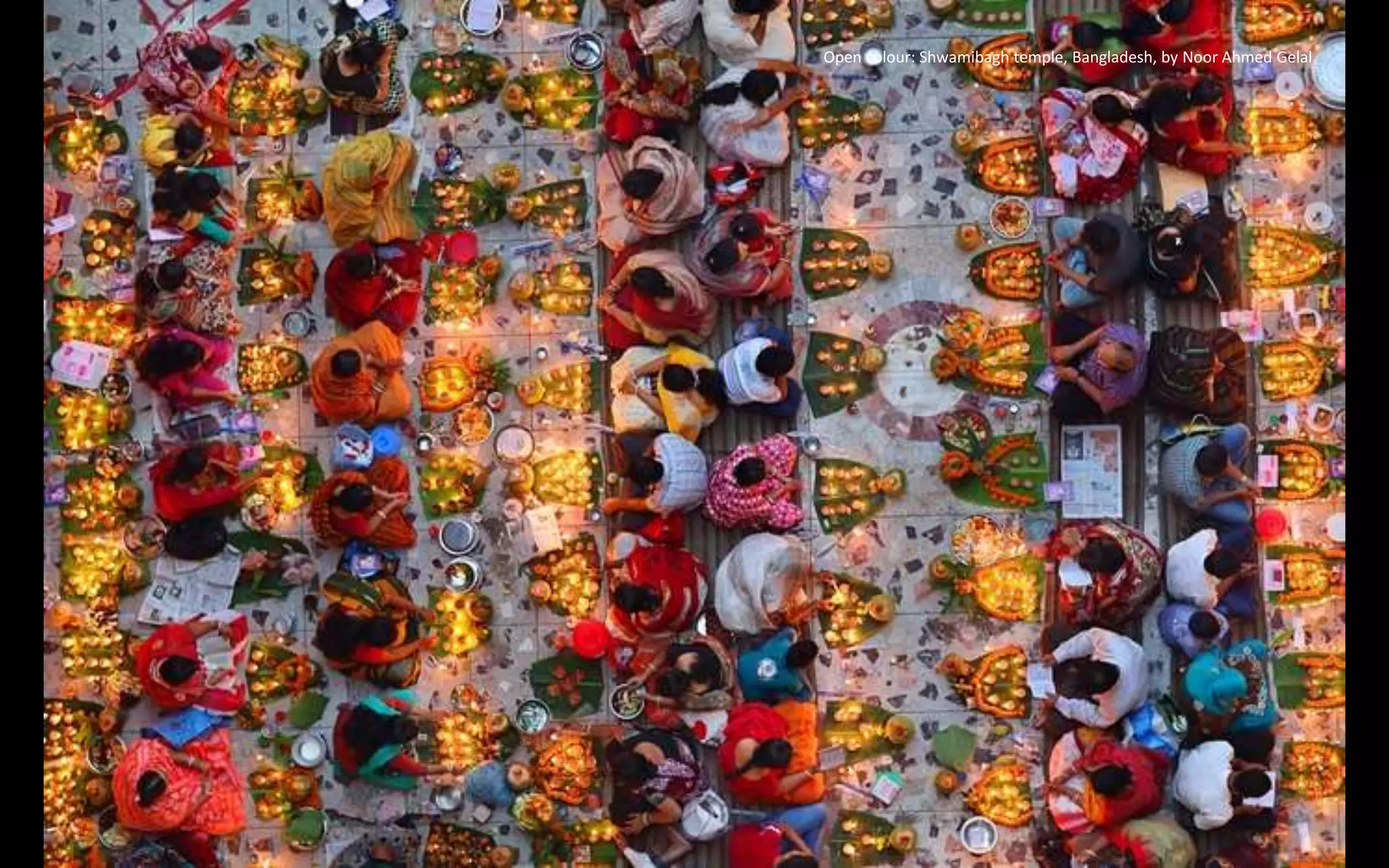 Open colour: Shwamibagh temple, Bangladesh, by Noor Ahmed Gelal
 