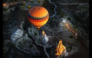 Open colour winner: Cappadocia balloon, by Giulio Montini
 